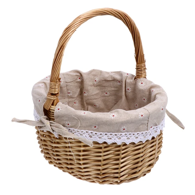 Cesto da picnic vimini scatola da picnic accessori da picnic decorazione