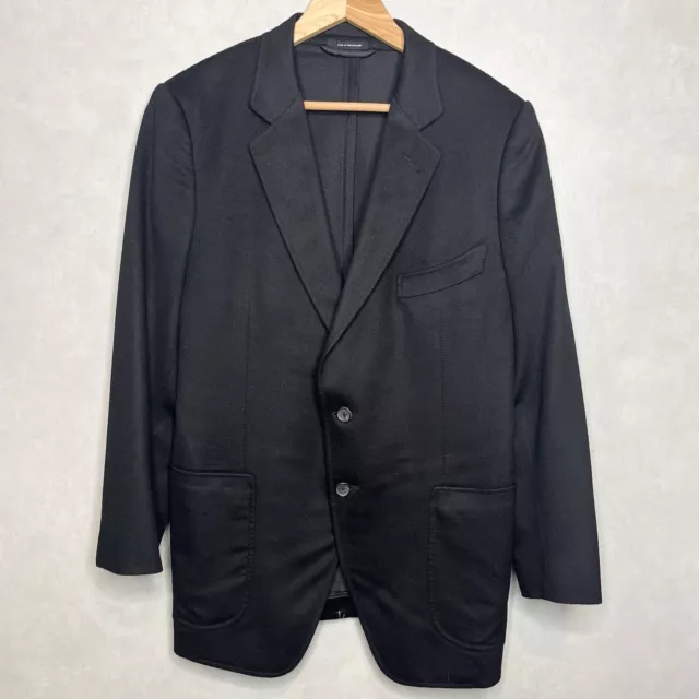 Tom Ford Men's O'Connor Slim Fit Brushed 100% Cashmere Blazer Jacket 52 R Black