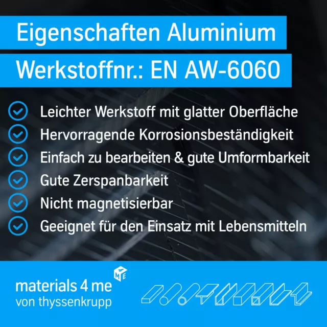 Alu Flachprofil Aluminium Flachmaterial Flachstange Flachstab Profil Leiste Almg 3