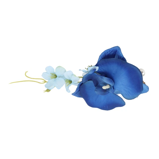 (Blue)Groom's Boutonniere Reusable And Easy To Wear Men's Wedding Flowers 5