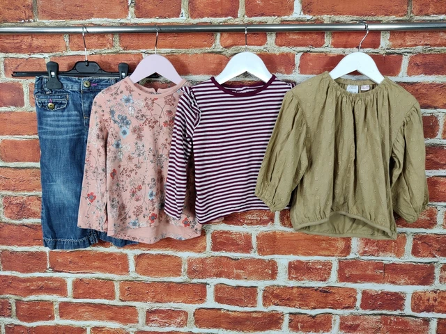 Baby Girl Bundle Age 18-24 Months Jojo Maman Zara Gap Etc Jeans T-Shirt Top 92Cm