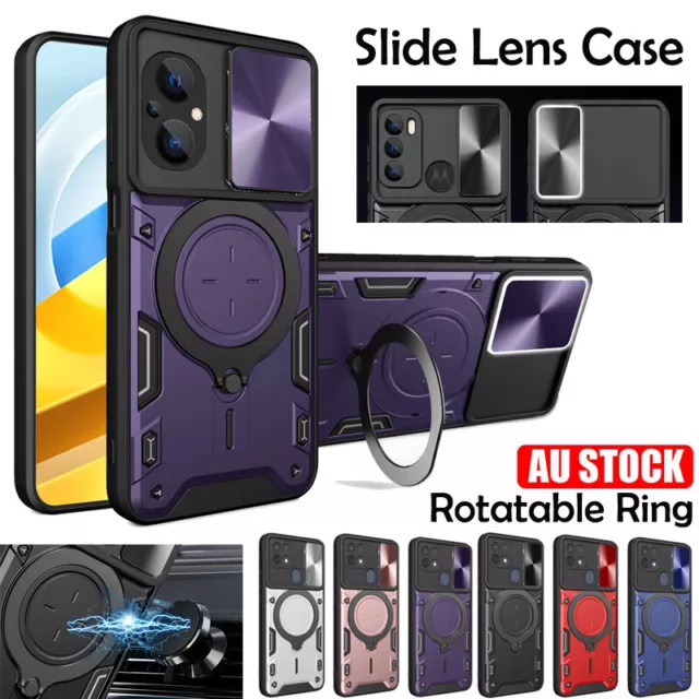For Xiaomi Redmi Note 10 11 12 Pro 13 Lite X5 Pro Case Magnetic Ring Stand Cover