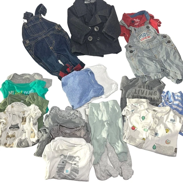 Carters Mix | Little Baby Boy Bundle 19 Pieces | Size Newborn