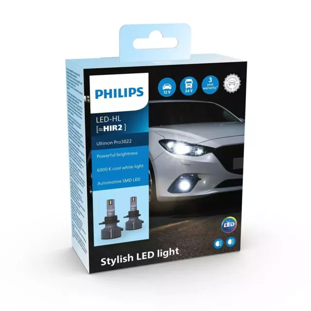 [~HIR2] HL Ultinon Pro3022 LED 12V&24V 6000K NO ECE 2 St. Philips