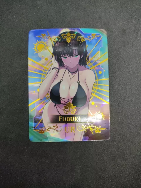 Fubuki One Punch Man Goddess Story Anime TCG Bikini Swimsuit Holo Card 2