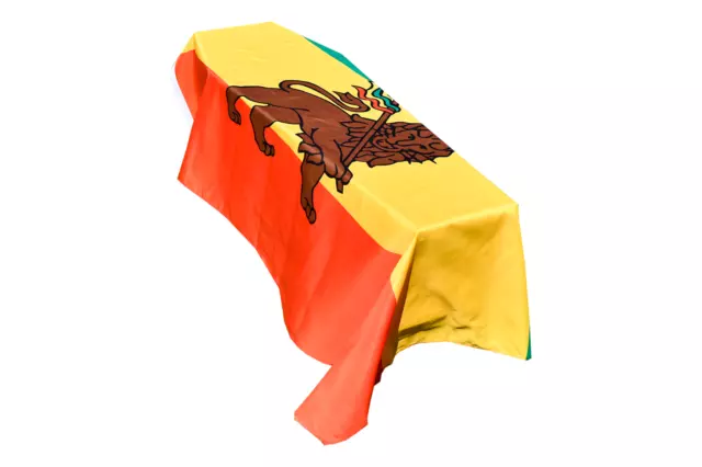 Drappo da bara bandiera leone di Giuda etiopia - spedizione rapida