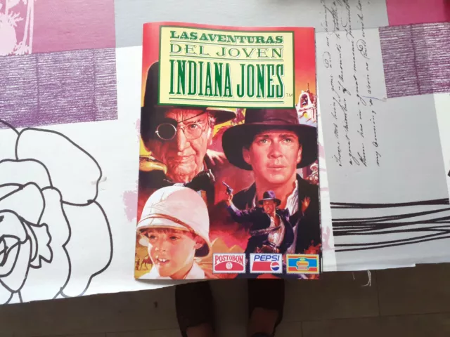 Facsimil Impreso Album Las Aventuras Del Joven Indiana Jones 1992,Completo