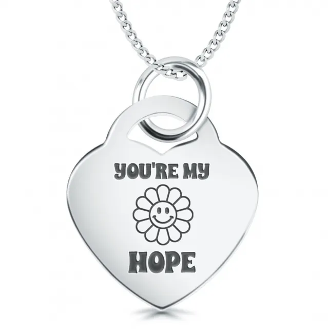 Personalised k-pop you're my hope necklace, 925 silver, hallyu, Korean music