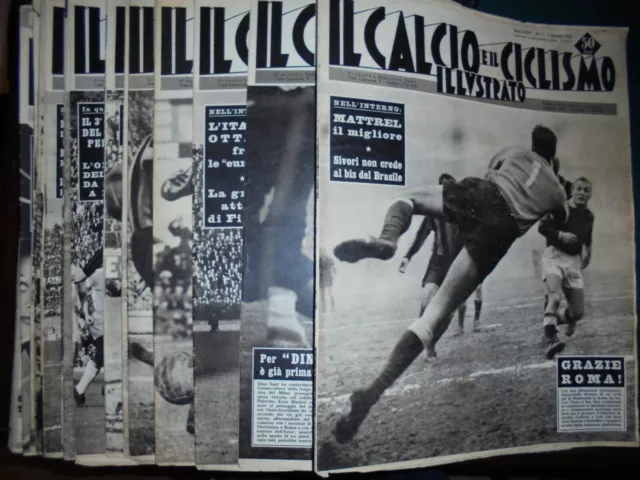 IL CALCIO  E IL CICLISMO ILLUSTRATO - 1962 - a scelta, vedi lista SCUDETTO MILAN