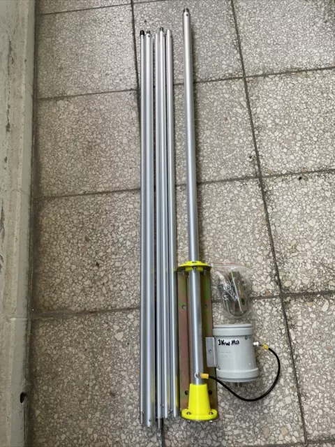 VERTIKAL HF ANTENNE mit BALUN 80-10 Meter  2KW Super SWR