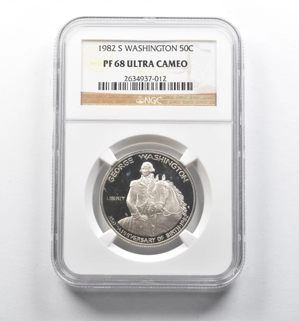 PF68 UCAM 1982-S George Washington Commemorative Half Dollar NGC *748