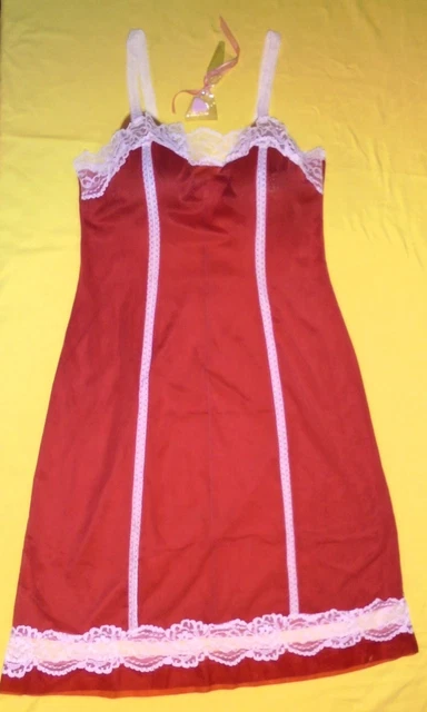 Nuisette Vamp Vintage Taille 40 – Lingerie Ancienne, Rose, Occasion En Très Bon état