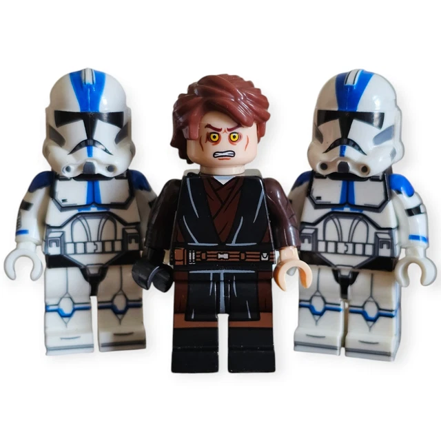 CUSTOM LEGO SITH Anakin Skywalker + 2x 501st Clone Troopers Order 66 ...