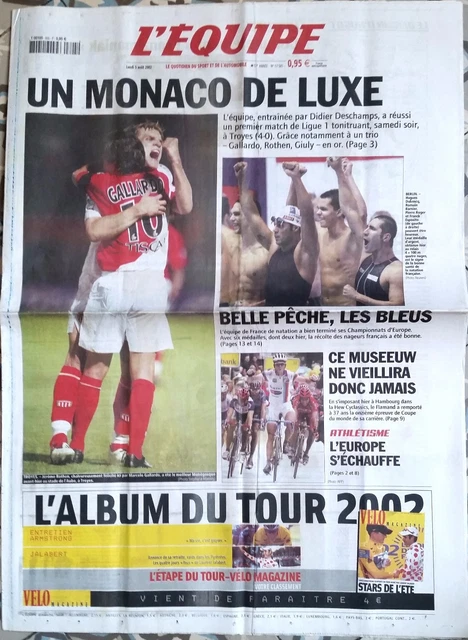 L'Equipe Journal 19/12/1991; Monaco laisse filer l'O.M./ P.S.g/ Antibes