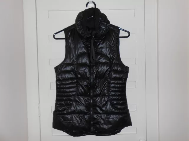 Lululemon Black Goosedown Puffa Vest size 4