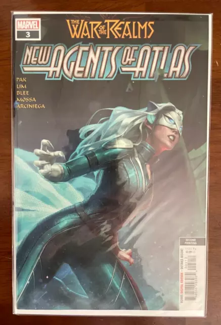 War Of Realms New Agents Of Atlas #3 2Nd Ptg Variant Marvel Comics Nm