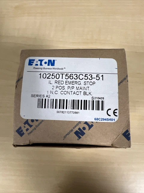 Eaton NSB 10250T563C47-51 Pushbuttons Emergency Stop