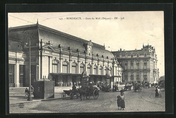 CPA Bordeaux, Gare du Midi, La Gare
