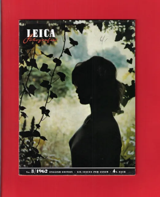 Vintage Leica Fotografie 3/1962 English Edition Magazine