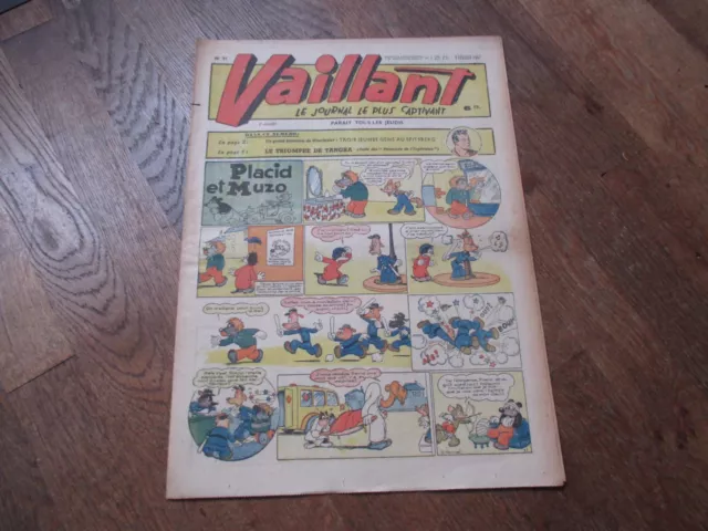 Journal Bd Vaillant Pif 91 1947