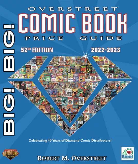 BIG! OVERSTREET 2022 2023 COMIC BOOK PRICE GUIDE 52 SC Dealer Edition