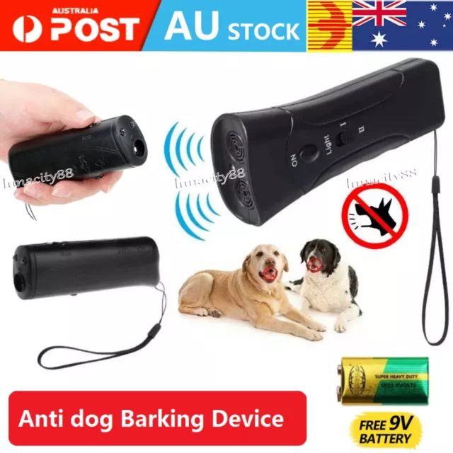 Anti Bark Device Ultrasonic Dog Barking Control Stop Repeller Trainer Train Tool