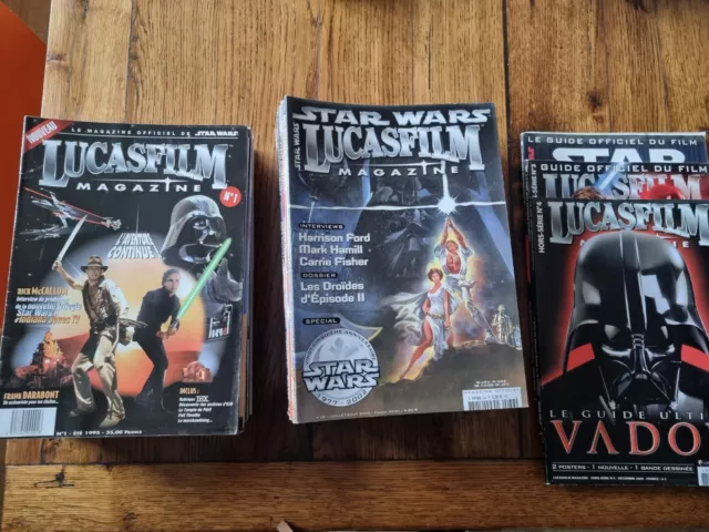 Star Wars Lucasfilm Magazine Lot de 57 revues + 5 posters