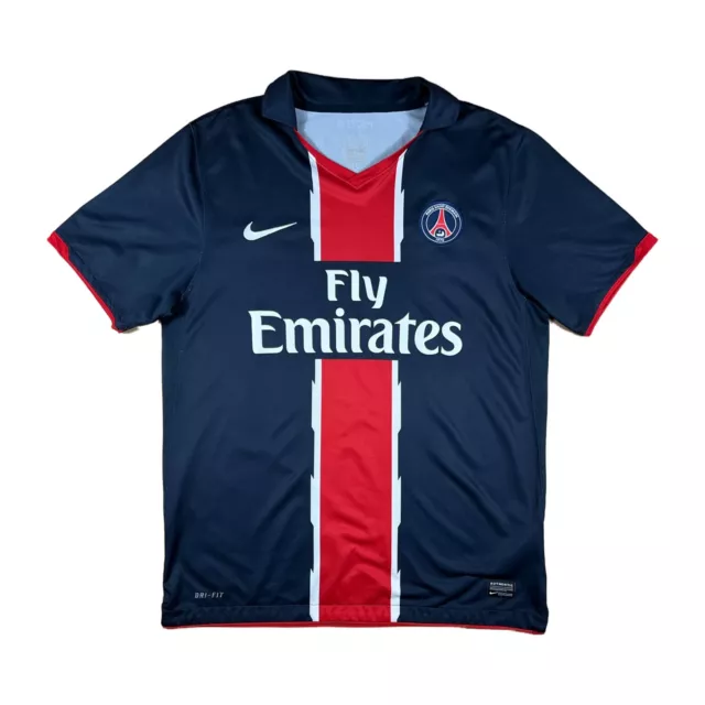 Paris Saint-Germain 2010-11 Auswärts Trikot "L" nike "Fly Emirates" PSG shirt