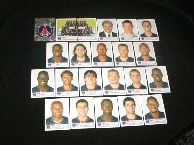 PSG PARIS ST GERMAIN Equipe team complete panini FOOT 2007 22 images football EUR 15,99 - FR