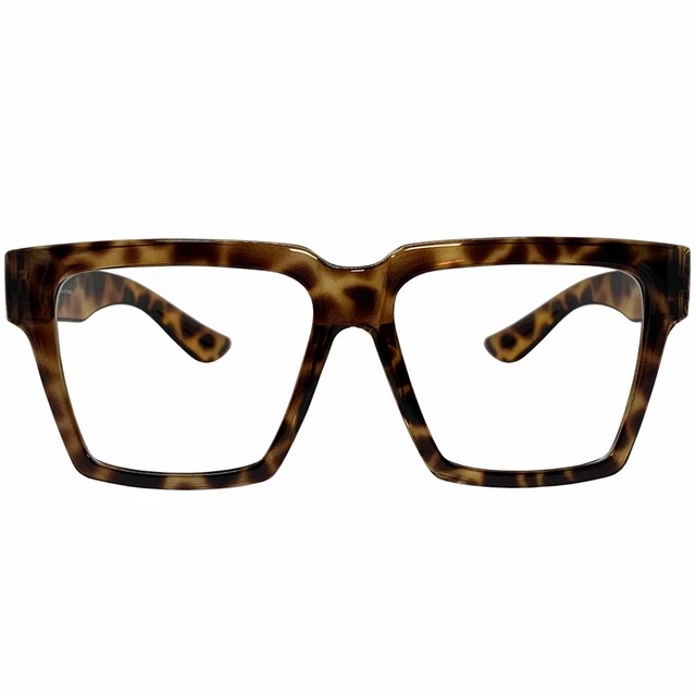 Lentes Cuadrados De Gran Tamaño Con Bloqueo De Luz Azul Para Mujeres Y Hombres Ultraligeros A La Moda Marcos Nerd Lentes Transparentes Para