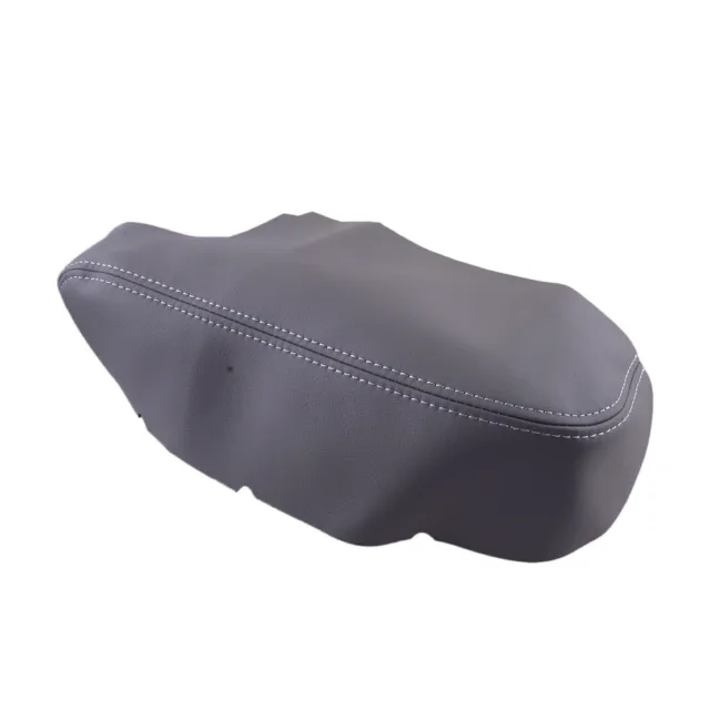 Car Gray Faux Leather Door Panel Armrest Cover Fit For Honda Ridgeline 2006-2014 3