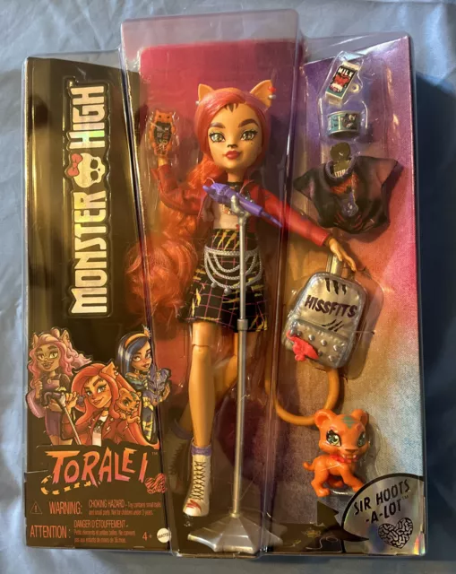 Monster High TORALEI Doll & Pet SWEET FANGS Play Set G3 Reboot NEW 2022 In  Hand