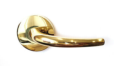 Omnia Decorative Dummy Door Lever Curved Polished Chrome Handle 892 00B SD1 US3