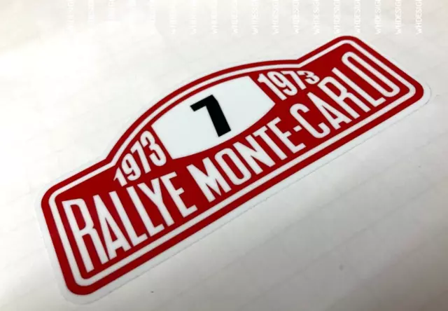 Rallye Monte Carlo sticker  Drift street car.  Tool box. (YOU CHOOSE NUMBER)