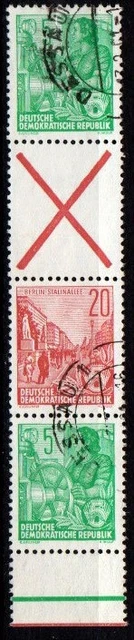DDR Zusammendruck  Mi.Nr.  577  2x  /  580   gestempelt