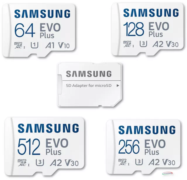Original Samsung EVO Plus Speicherkarte Micro SD Karte 64GB 128GB 256GB 512GB