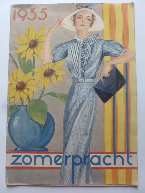 ZOMERPRACHT 1935 – Dutch dressmaking magazine / catalogue - Vintage Fashion