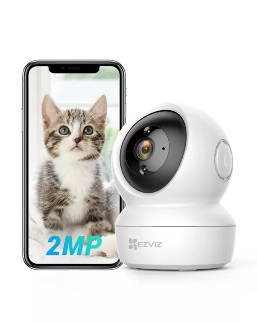 EZVIZ Cámara Vigilancia WiFi Interior 360º, Camara Vigilancia Bebe 1080P