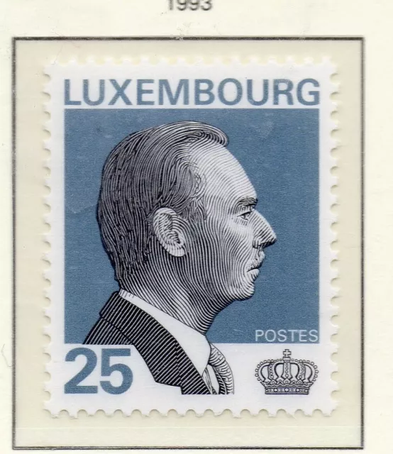 Luxembourg 1993-2000 Early Issue Fine Mint Hinged 25c. NW-139257