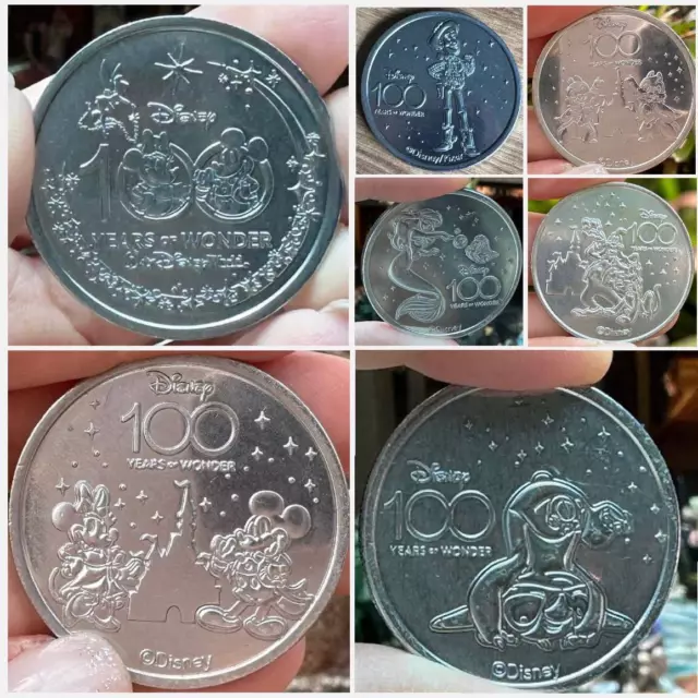 NEW Walt Disney World 100 Years Of Wonder Commemorative Coins 57 variations
