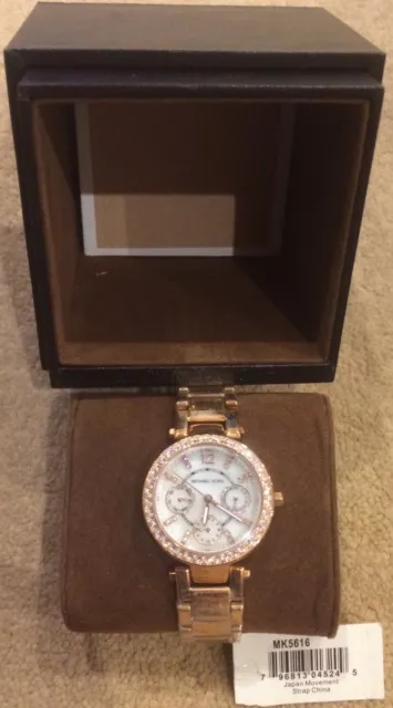*NEW* Michael Kors MK5616 Parker Rose Gold Tone Bracelet Watch