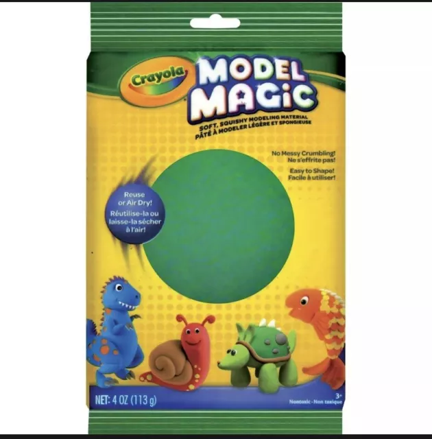 Crayola Model Magic Naturals Modeling Compound Assorted Colors Set of 4  *Read*