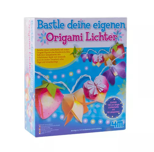 Origami Lichterkette - Bastelset 4M