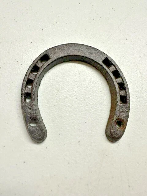 Cast Iron Horseshoe Crafts Home Decor Barn Horse Shoe Small Tiny Luck Bronze