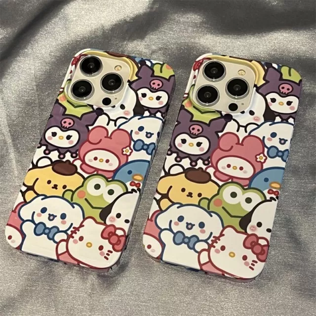 Lovely Family Sanrio Phone Cases Cinnamoroll Kero Kero Keroppi Protection Cover