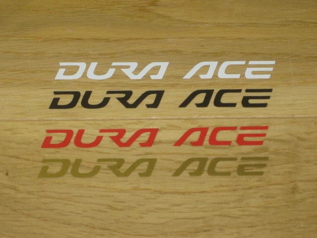 4 Shimano Dura Ace Fahrrad Aufkleber individuelle Größen Farben Rahmen Gabeln Aufkleber