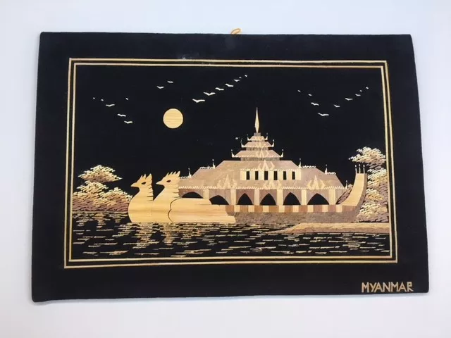 Beautiful Handmade Burmese Straw Art
