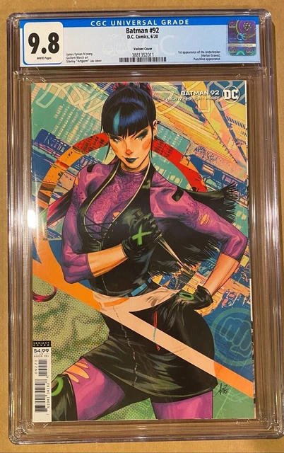 🔥 Batman #92 Cgc 9.8 Nm/M 1St Print 2020 Dc Comics Punchline Artgerm Variant🔥