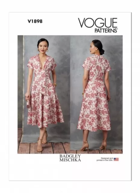 Vogue Sewing Pattern 1898 Dresses B5 (8-10-12-14-16)