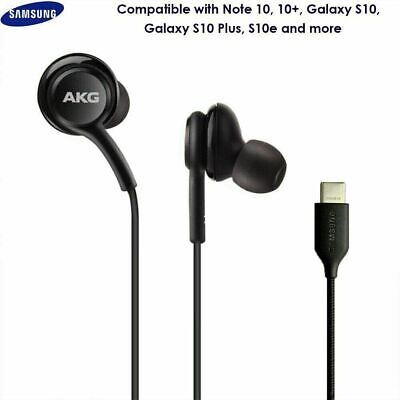 For OEM Samsung Galaxy S10 S20 S21 Ultra Note9 10 Plus AKG Earphones Type C Plug